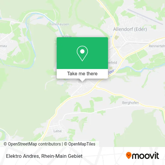 Elektro Andres map