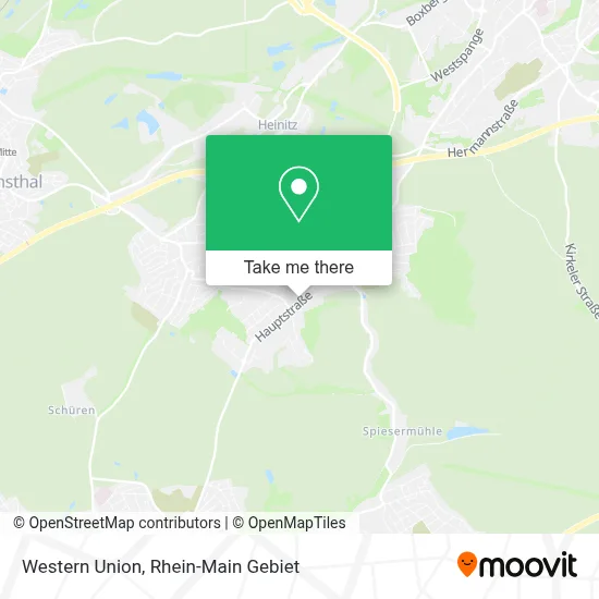 Western Union map