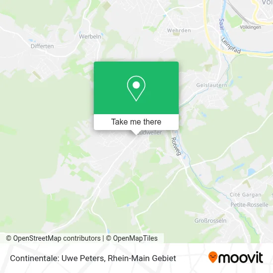 Continentale: Uwe Peters map