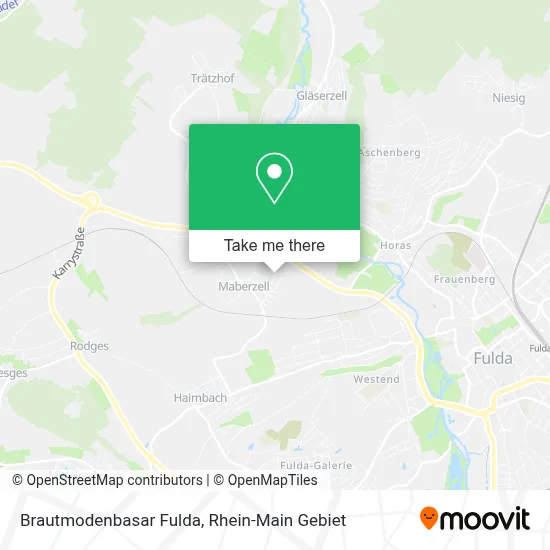 Brautmodenbasar Fulda map
