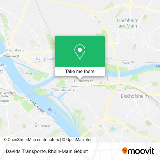 Davids Transporte map