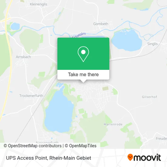 Ups Access Point map