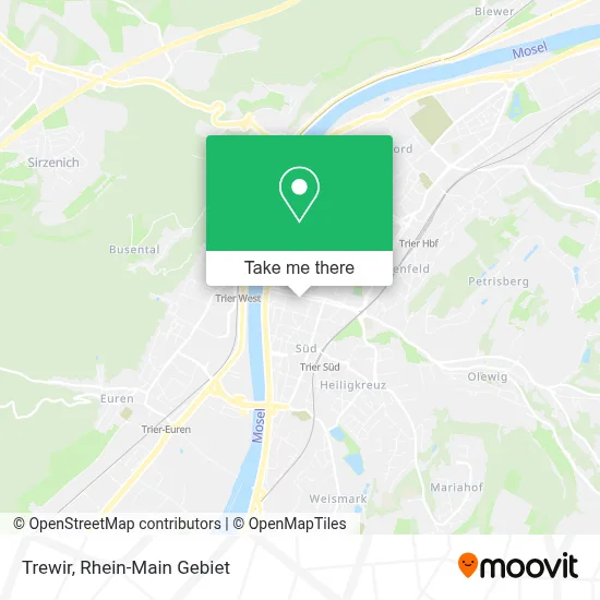 Trewir map
