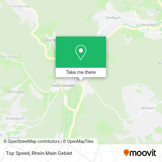 Top Speed map