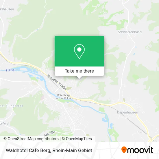 Waldhotel Cafe Berg map