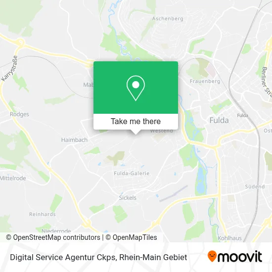 Digital Service Agentur Ckps map