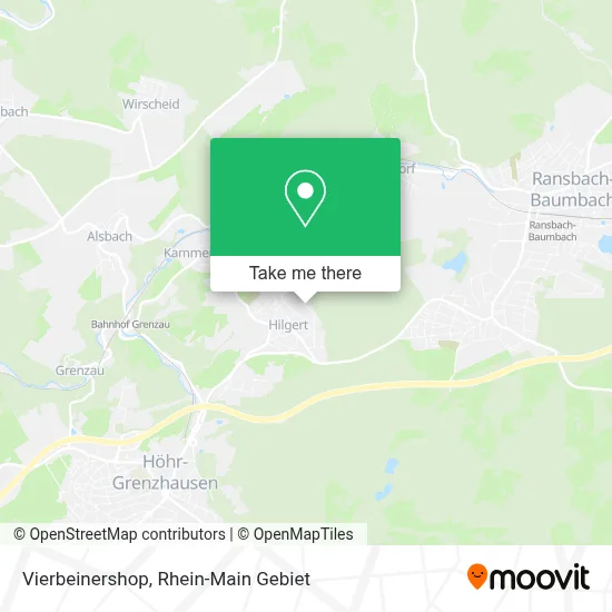 Vierbeinershop map