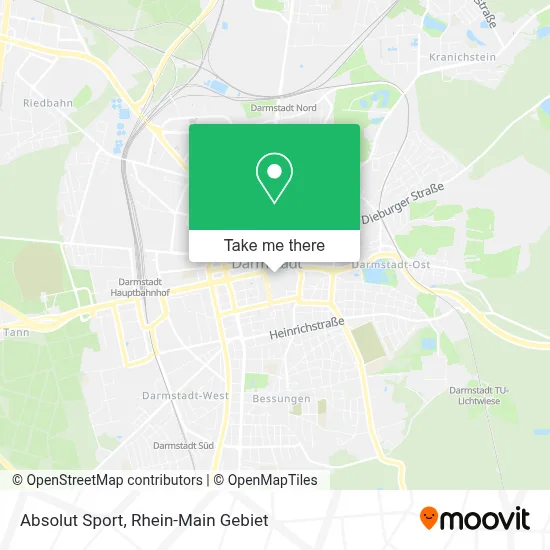 Absolut Sport map