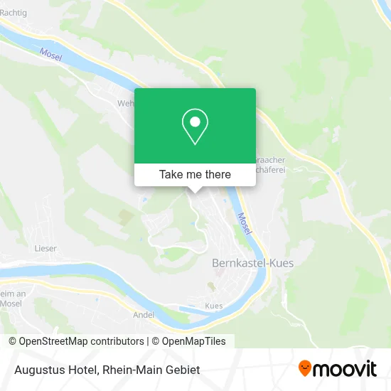 Augustus Hotel map