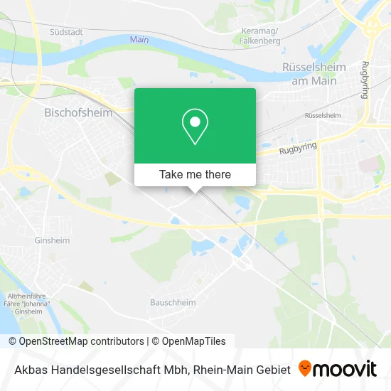 Akbas Handelsgesellschaft Mbh map
