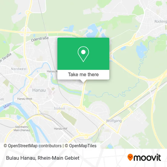 Bulau Hanau map