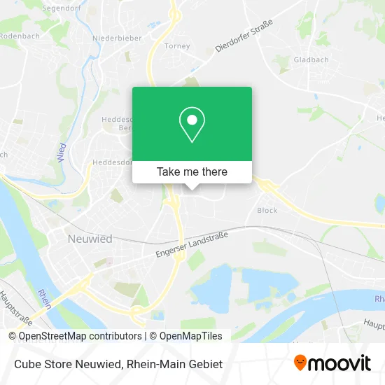 Cube Store Neuwied map