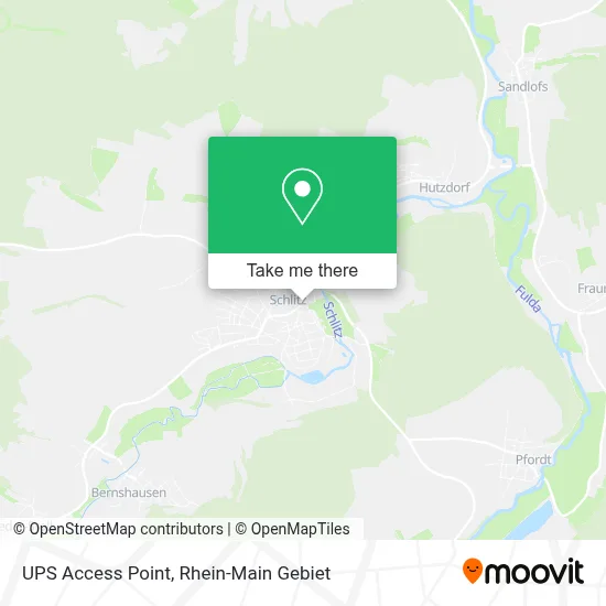 Ups Access Point map