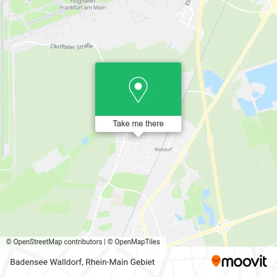 Badensee Walldorf map