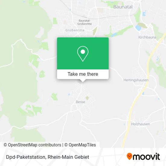 Dpd-Paketstation map