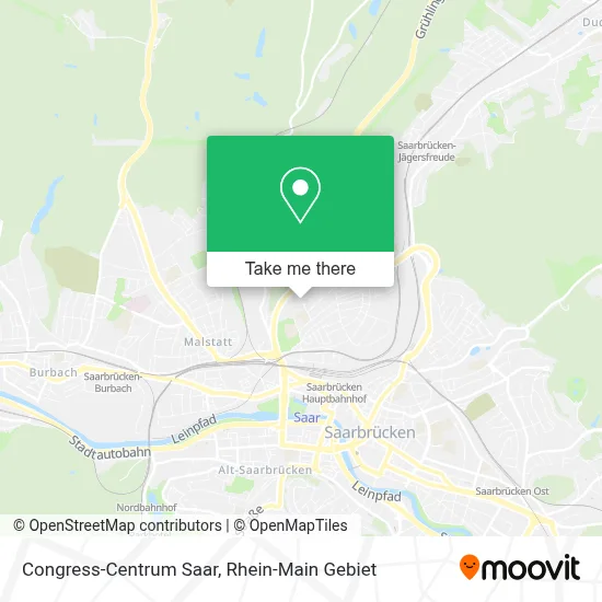 Congress-Centrum Saar map