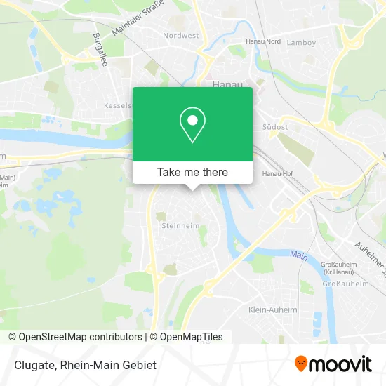 Clugate map