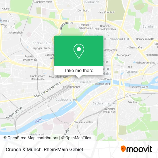 Crunch & Munch map