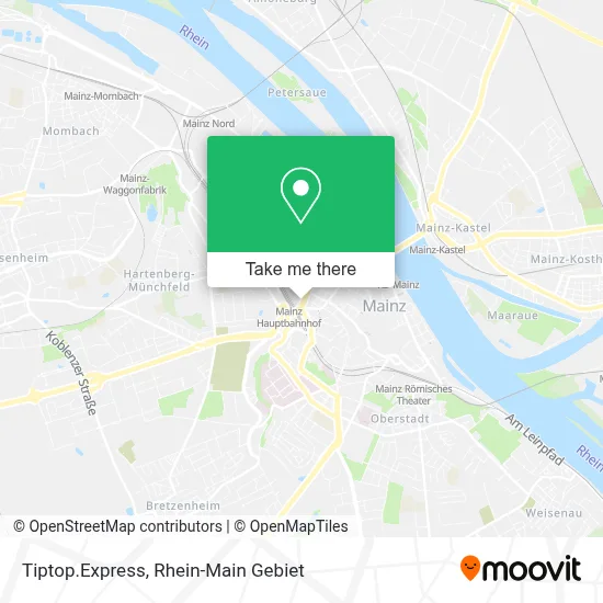 Tiptop.Express map