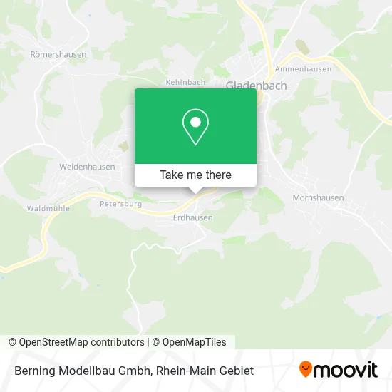 Berning Modellbau Gmbh map