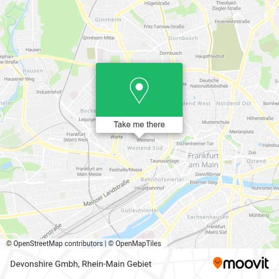 Devonshire Gmbh map
