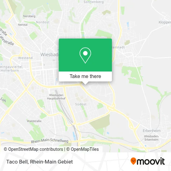 Taco Bell map