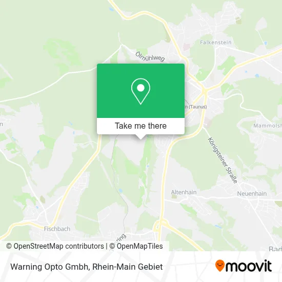 Warning Opto Gmbh map