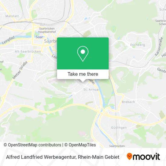 Alfred Landfried Werbeagentur map