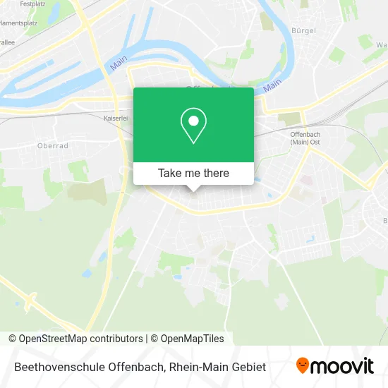 Beethovenschule Offenbach map