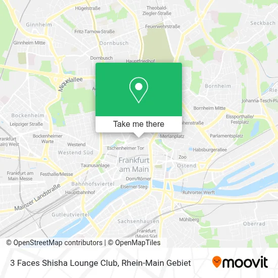 3 Faces Shisha Lounge Club map