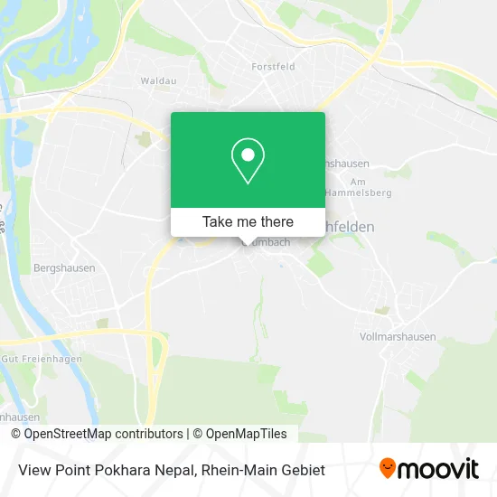 View Point Pokhara Nepal map
