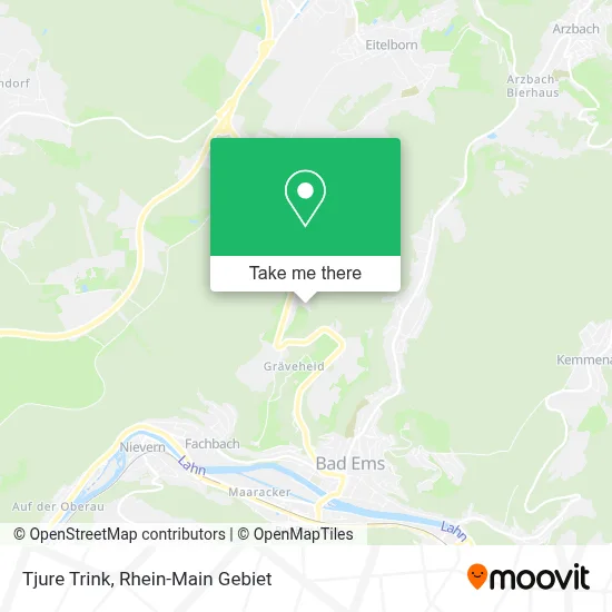 Tjure Trink map