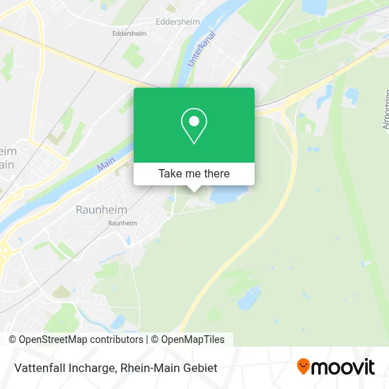 Vattenfall Incharge map