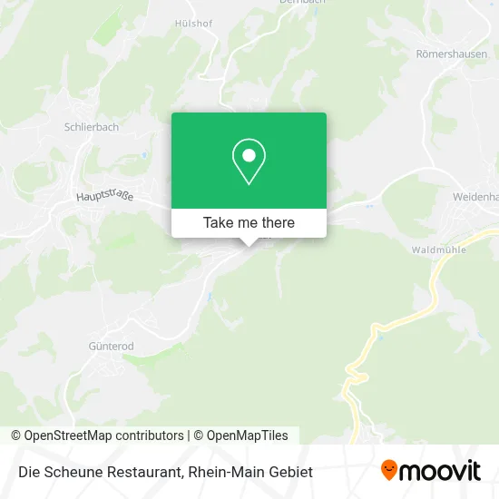 Die Scheune Restaurant map