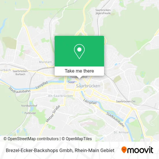 Brezel-Ecker-Backshops Gmbh map