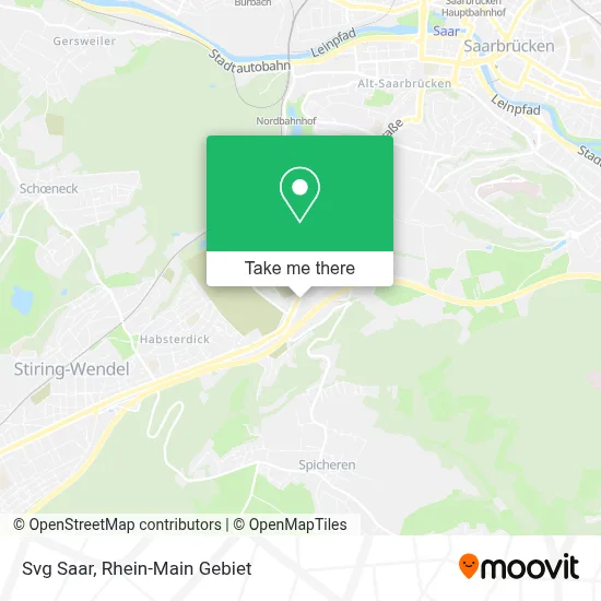 Svg Saar map