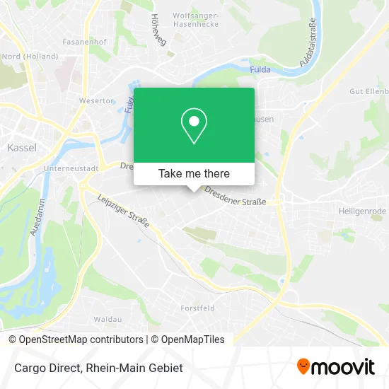 Cargo Direct map