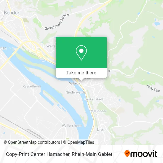 Copy-Print Center Hamacher map