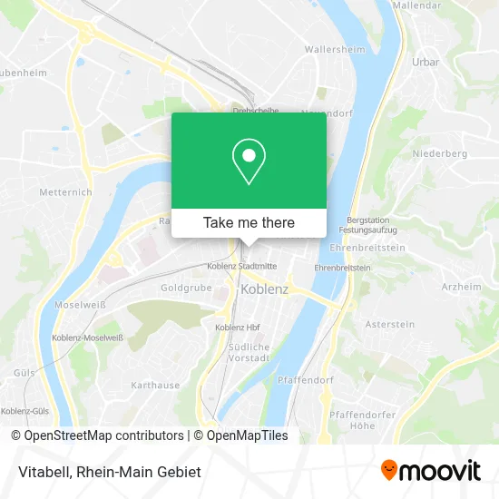 Vitabell map