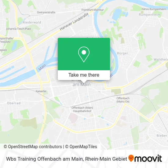 Wbs Training Offenbach am Main map