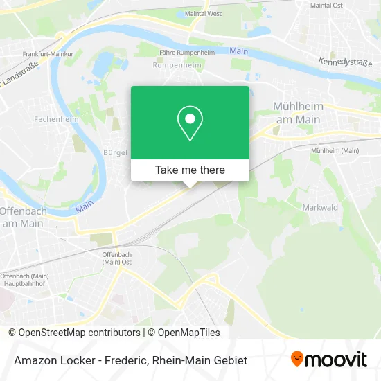Amazon Locker - Frederic map
