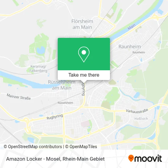 Amazon Locker - Mosel map
