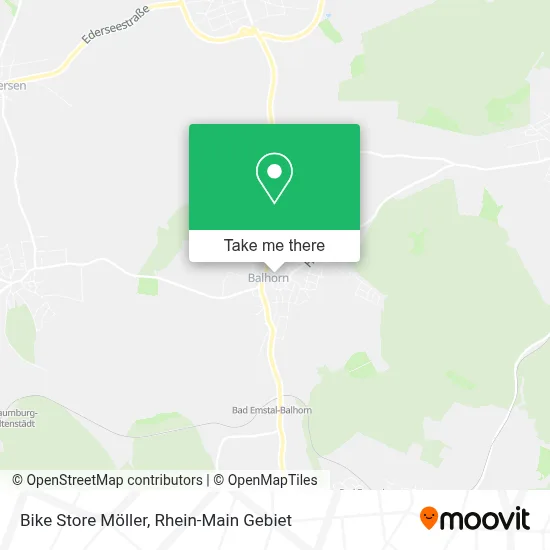 Bike Store Möller map