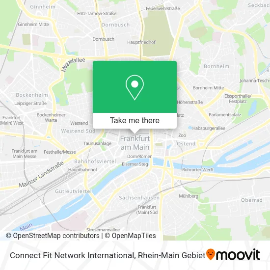 Connect Fit Network International map