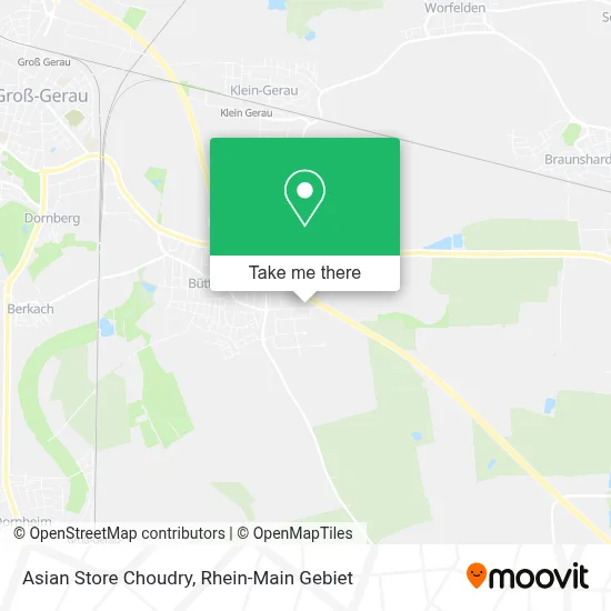 Asian Store Choudry map