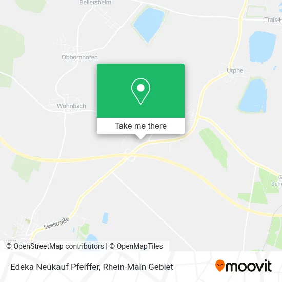 Edeka Neukauf Pfeiffer map