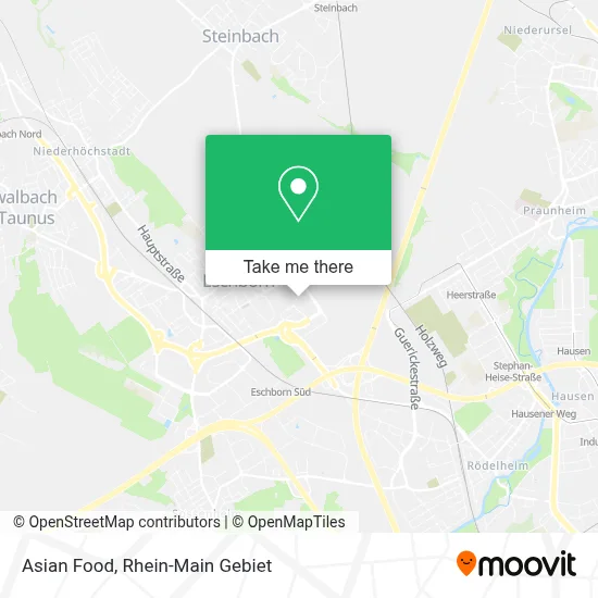 Asian Food map