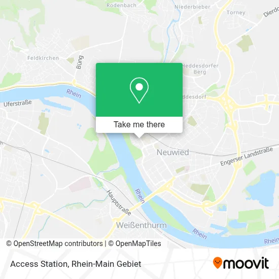 Access Station map
