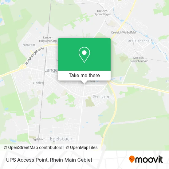 Ups Access Point map