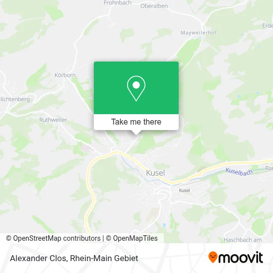 Alexander Clos map
